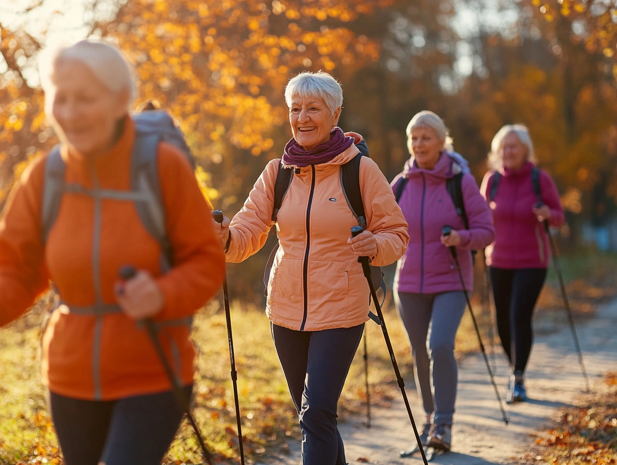 Скандинавська ходьба для пенсіонерів
